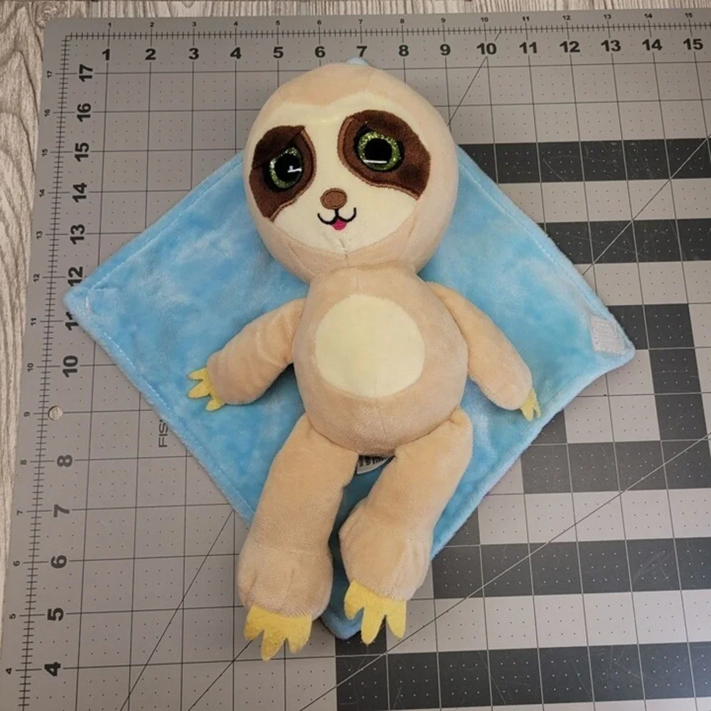 Snug Buddies Sloth Lovey Security Blanket Kipp‎ Brothers Wrap Plush Star Moon